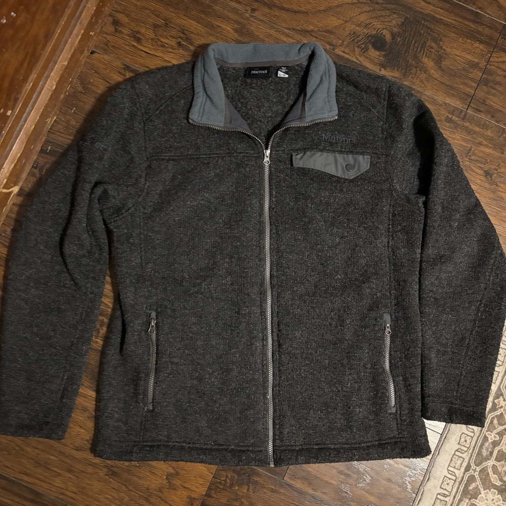 Marmot | Poacher Pile Wool Blend Jacket Charcoal Gray XL - Picture 2 of 9